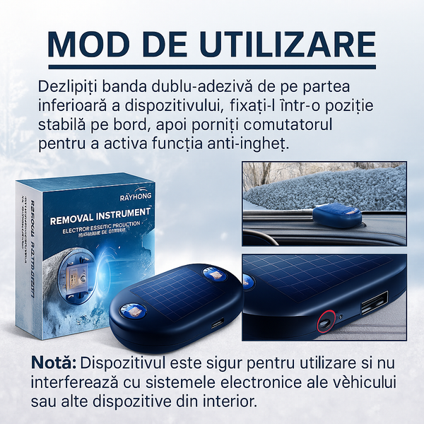 FrostGuard Pro™ — Scapi de gheață înainte să se formeze ❄️⚡